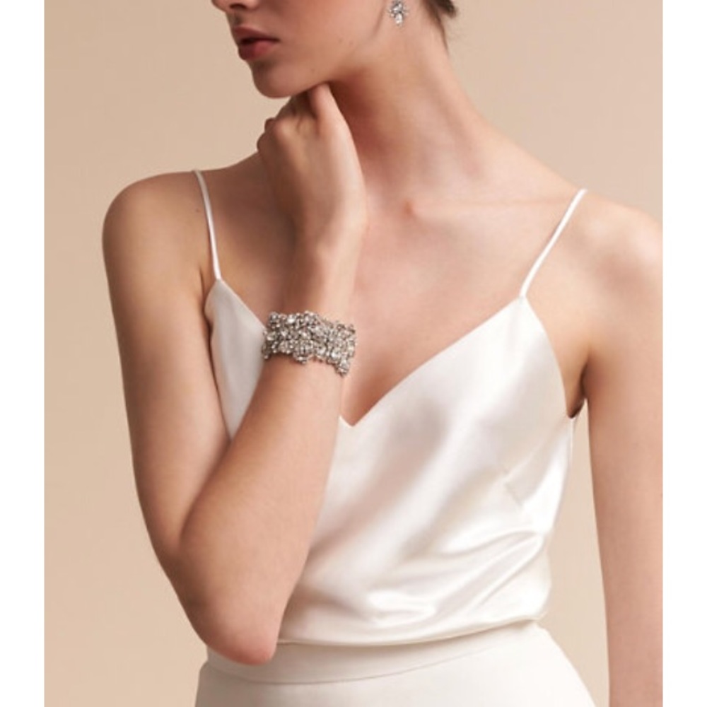 White satin cami by Jenny Yoo